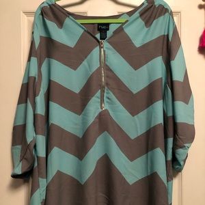 Chevron tunic